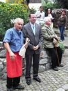 Zusammen mit Fischermeister Thamm beim Fischer- und Fährmannfest 2012